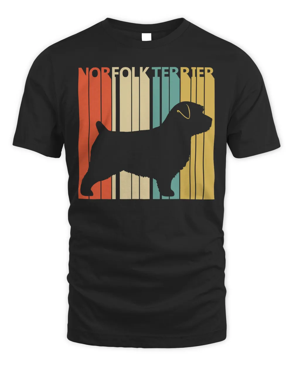 Vintage Norfolk Terrier Dog T-shirt - Norfolk Terrier Tshirt