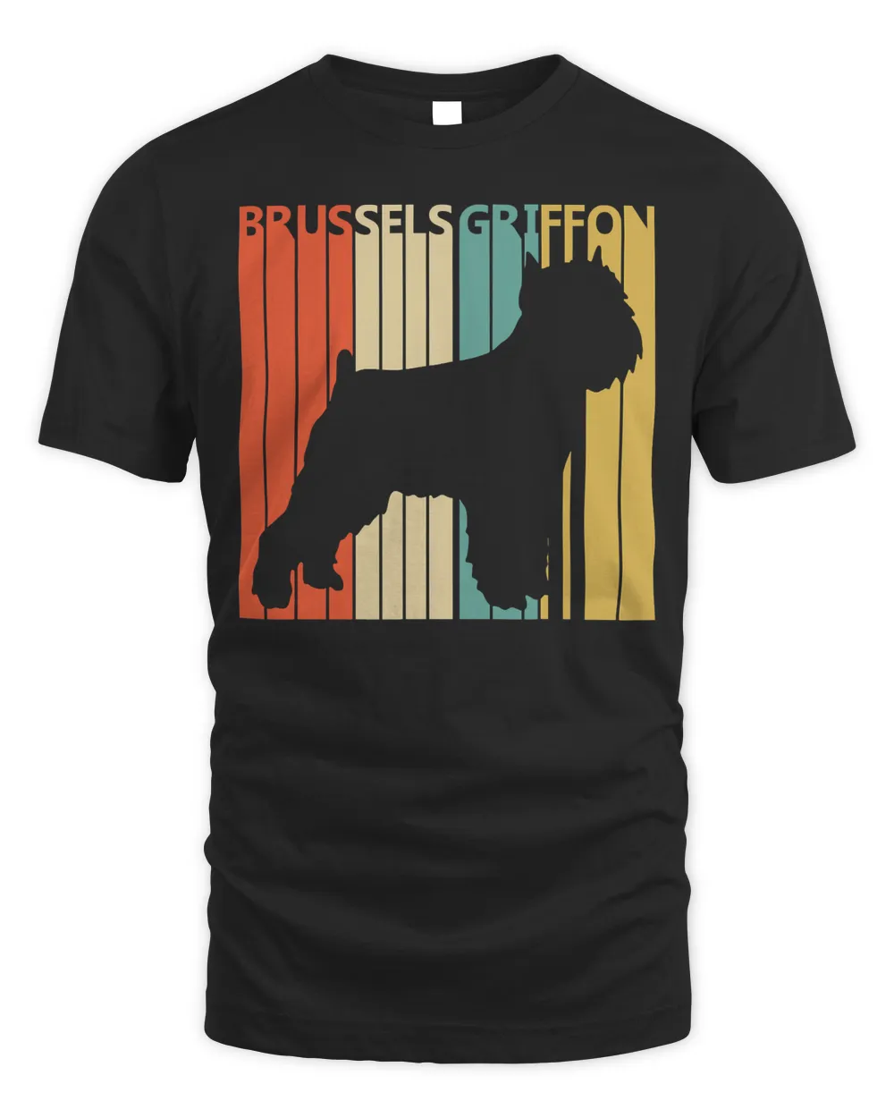 Vintage Retro Brussels Griffon Dog T-shirt