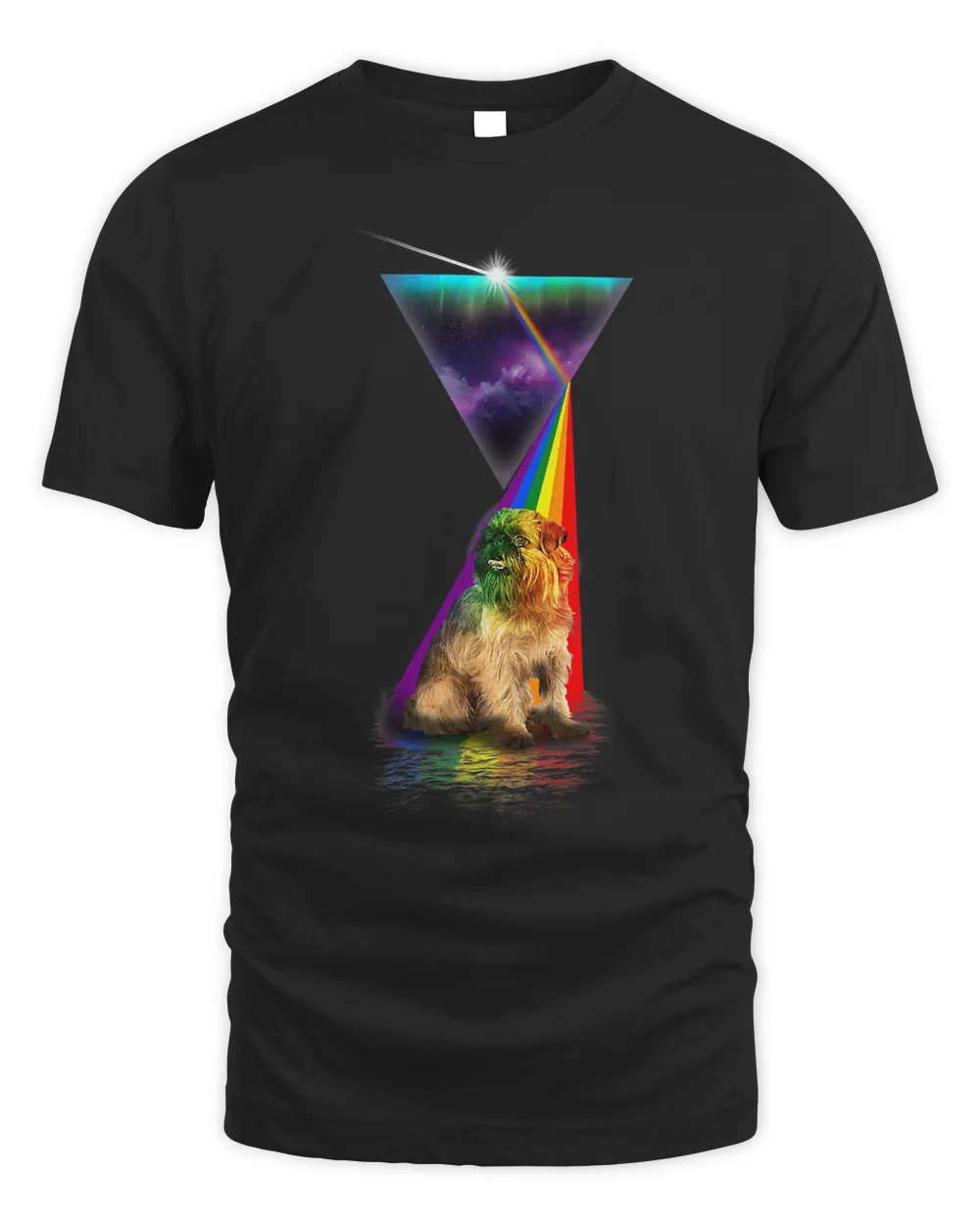 Vintage Retro Prism Brussels Griffon T-Shirt