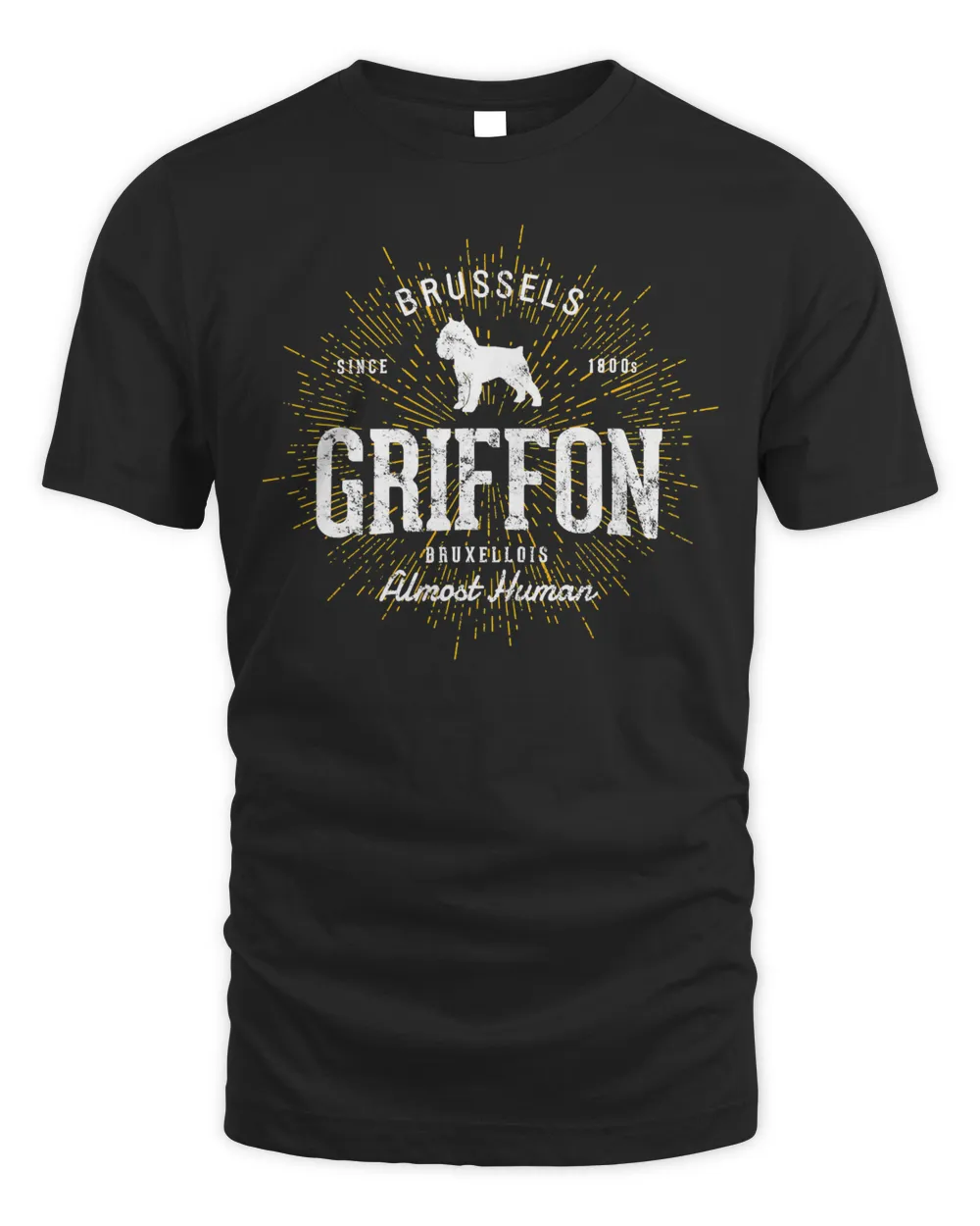 Vintage Style Retro Brussels Griffon T-Shirt