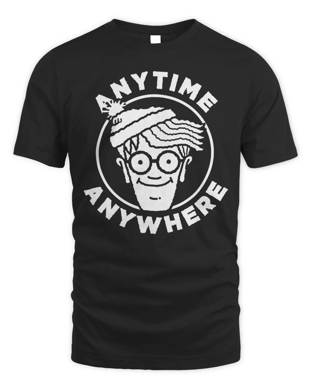 Where's Waldo Anywhere Anytime Waldo Portrait Stamp TShirt