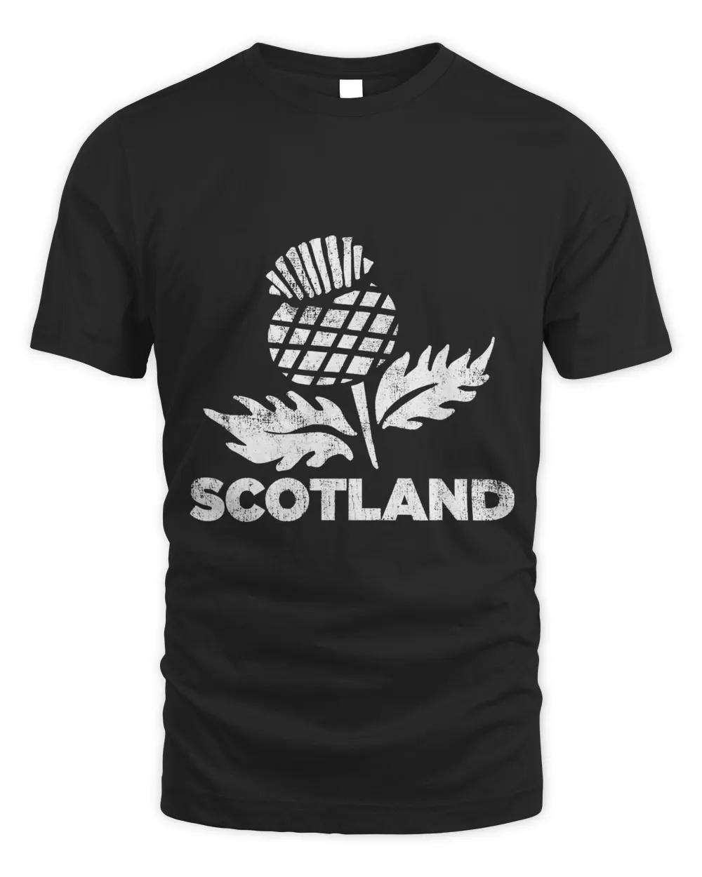 Retro Thistle Scottish Rugby  Scotland Rugby Football Top T-Shirt