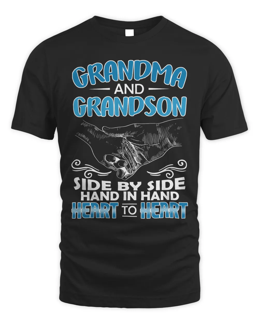 grandma nad grandson side by side