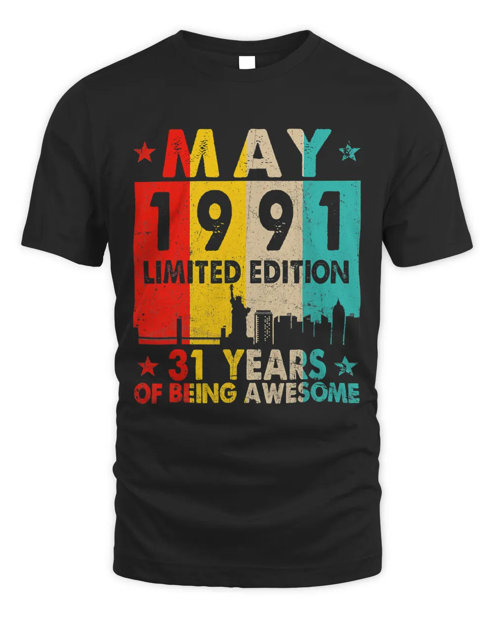 Awesome Since May 1991 {b]st Birthday Vintage Retro