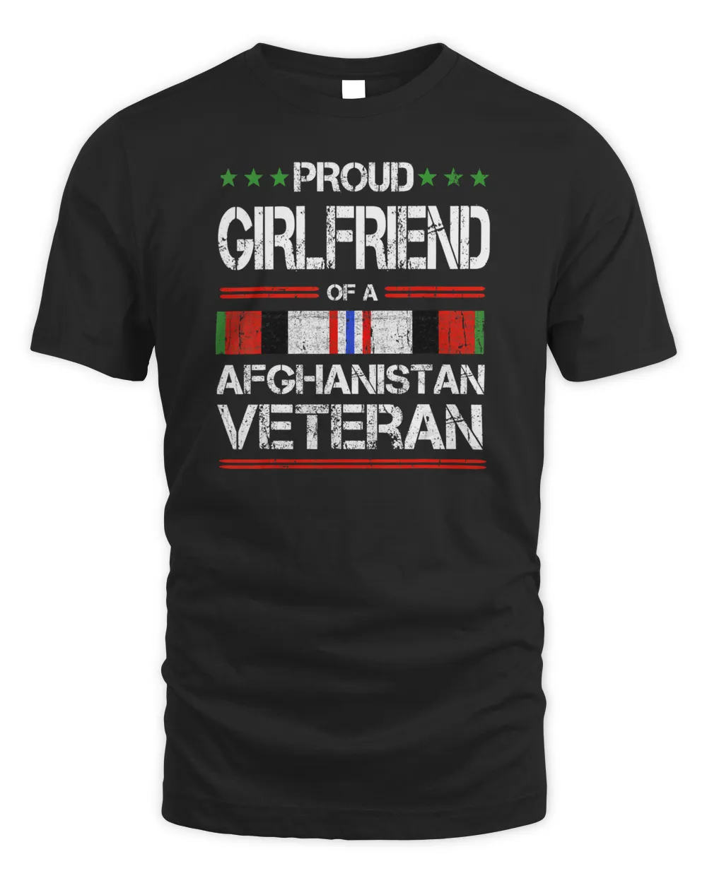 Proud Girlfriend Of A Afghanistan Veteran US Army Military T-Shirt