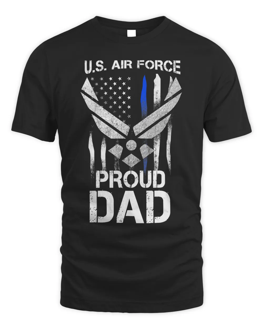 Proud Dad U.S. Air Force Stars Air Force Family Party Gift T-Shirt