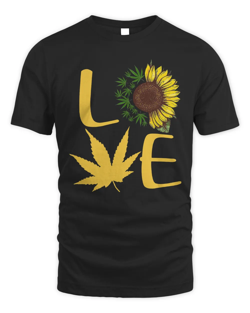 Love Cannabis Sunflower Weed shirt