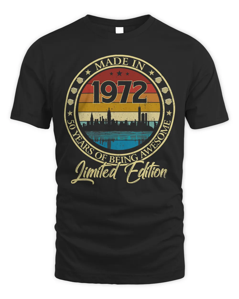 Made in 1972 Vintage 1972 Limited Edition 50th Birthday