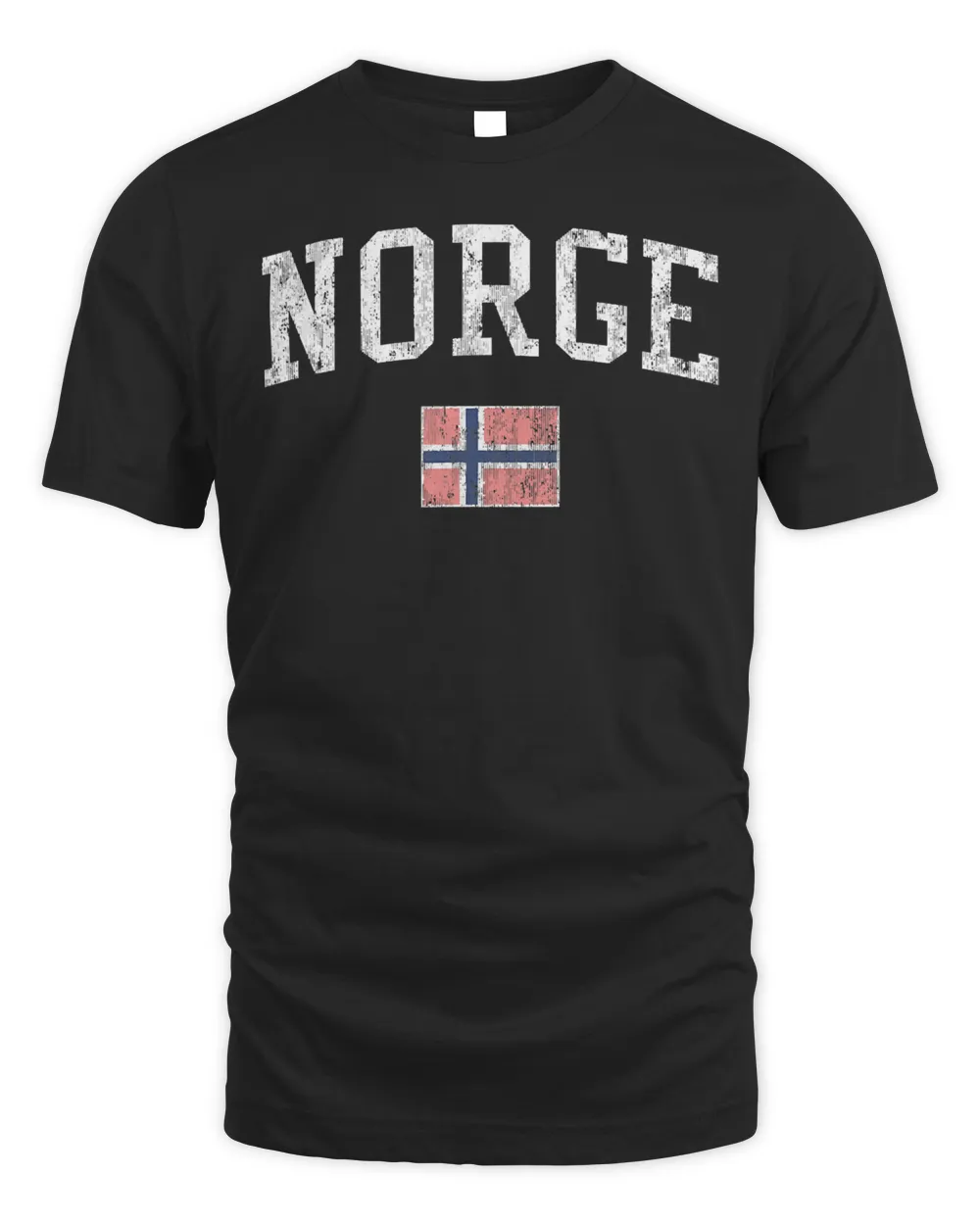 Norway T-Shirt Vintage Sports Design Norge Norwegian Tee