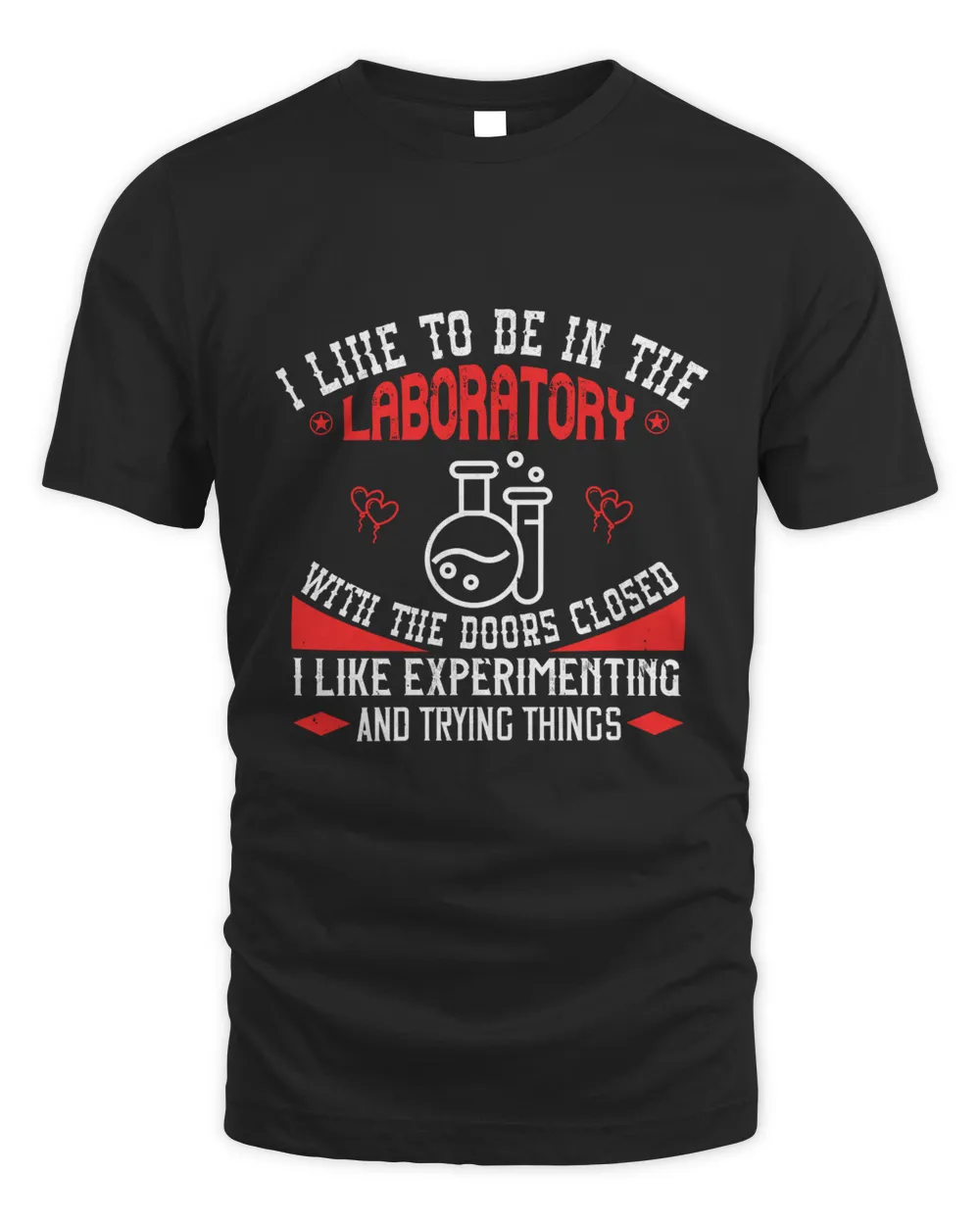 I like to be in the laboratory-01 Men's Standard T-Shirt black s