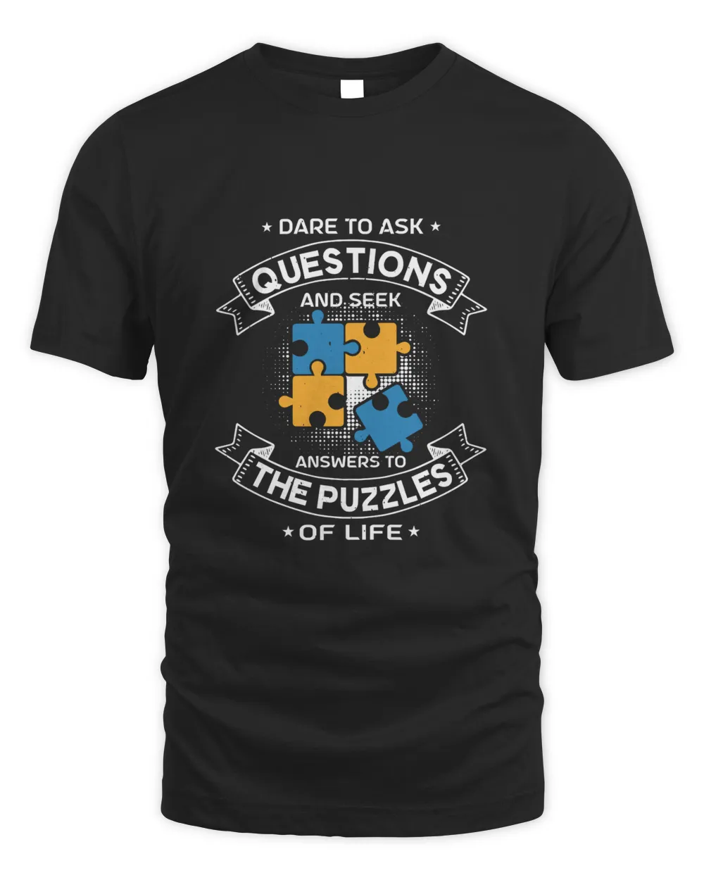 Dare to ask questions-01 Men's Standard T-Shirt black s