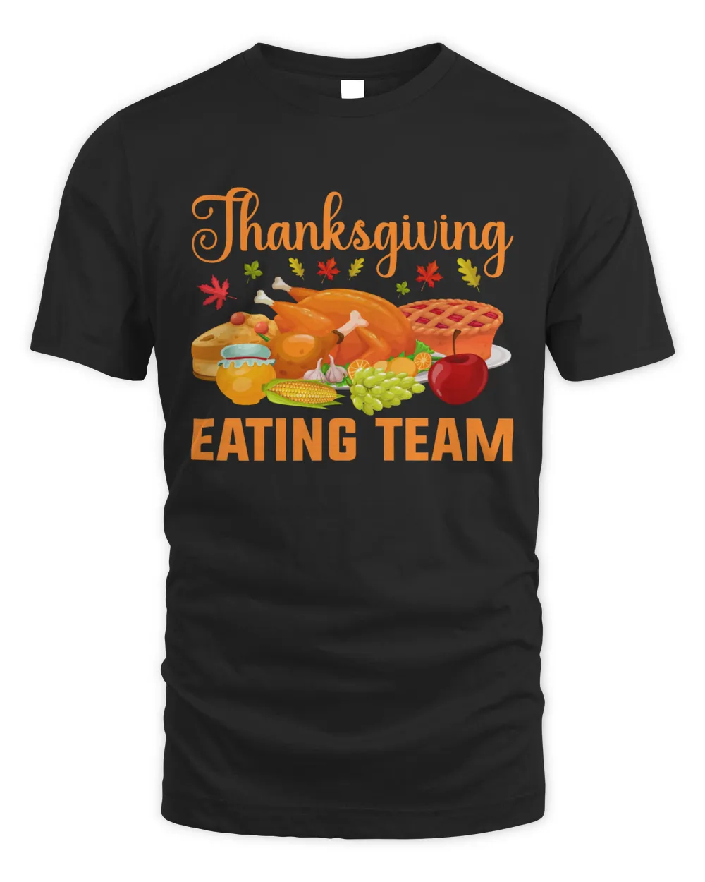 Thanksgiving eating team