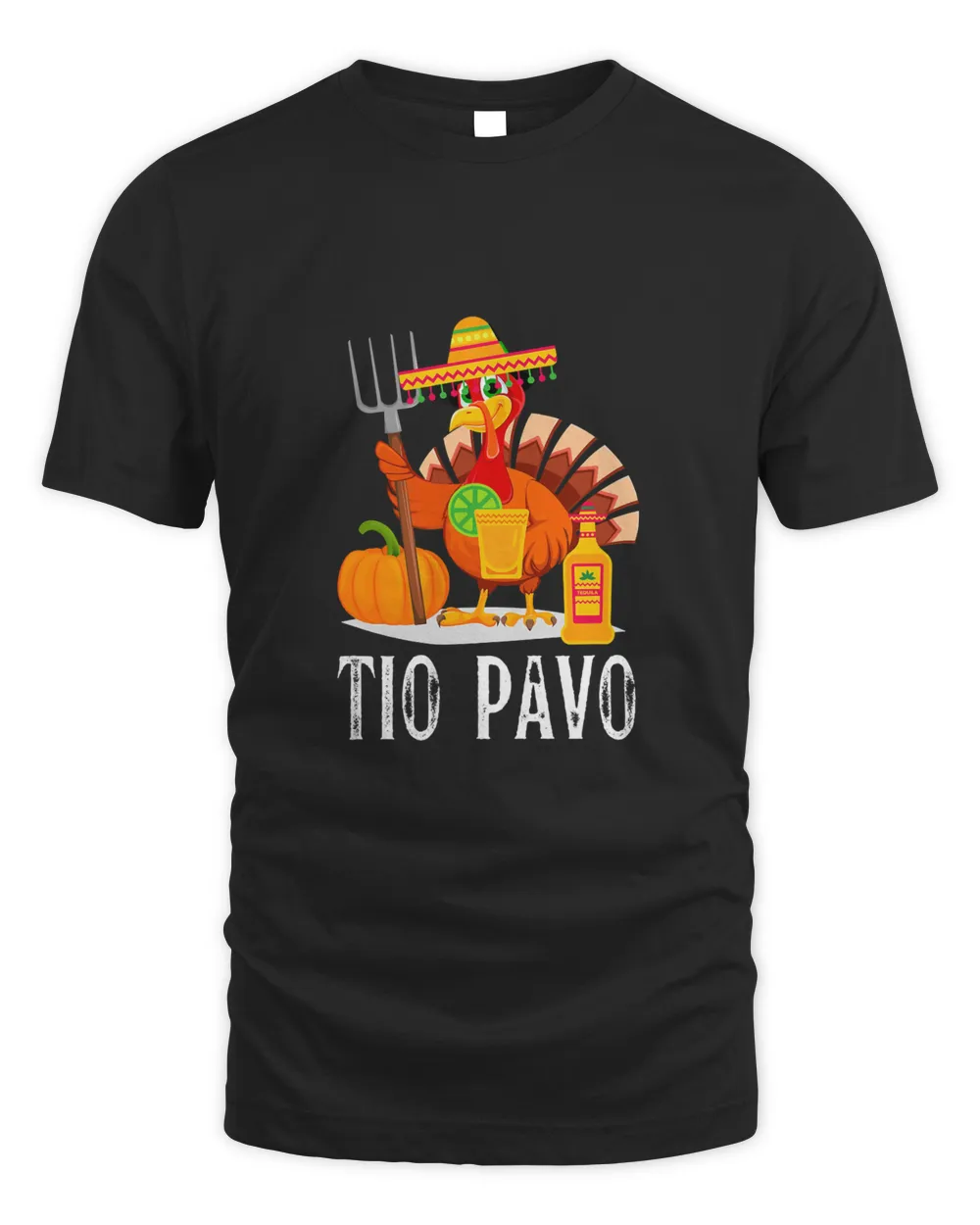 Daddy Turkey Matching Family Group Thanksgiving Tio Pavo T-Shirt