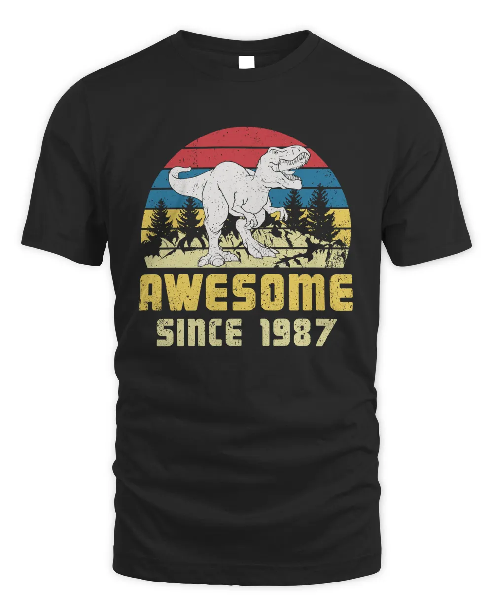 Awesome Since 1987, Born In 1987, Vintage 1987, Birthday Dinosaur, Birthday Gift For Him, Birthday Gift For Her