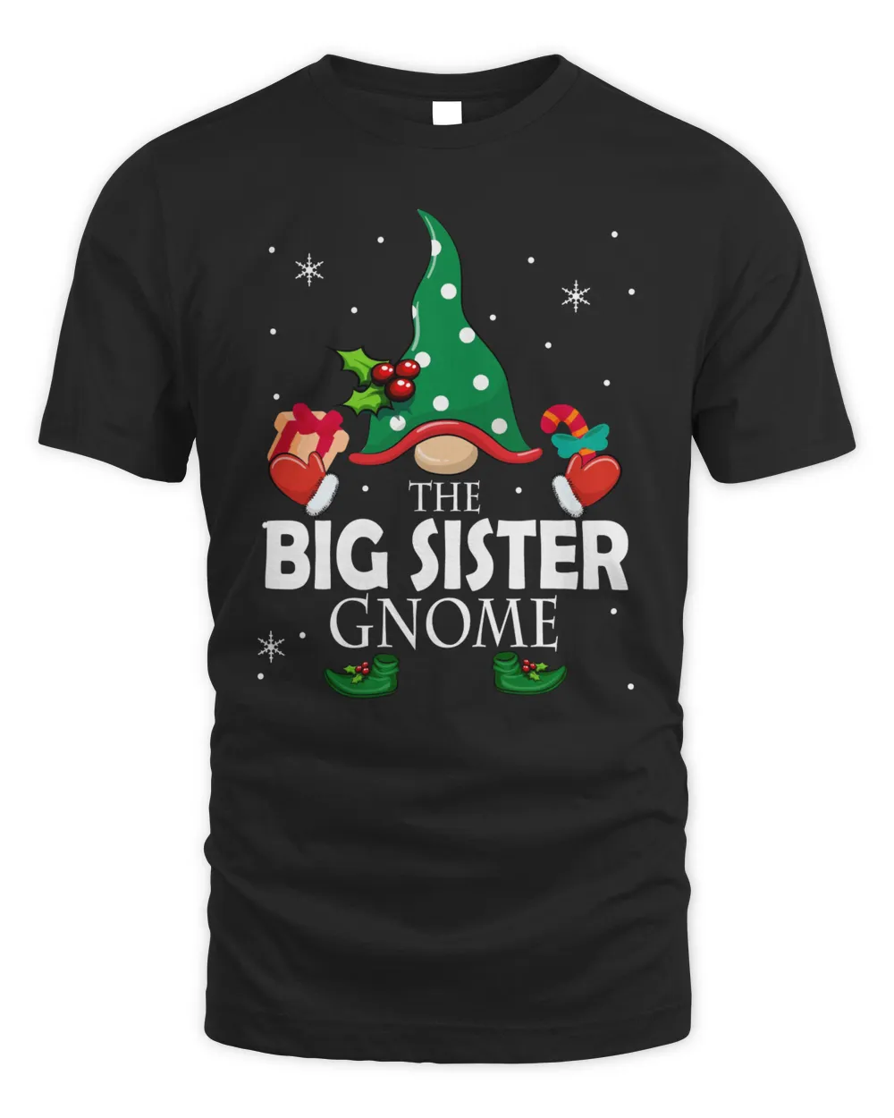Matching Family Funny The Big Sister Gnome Christmas PJS Group