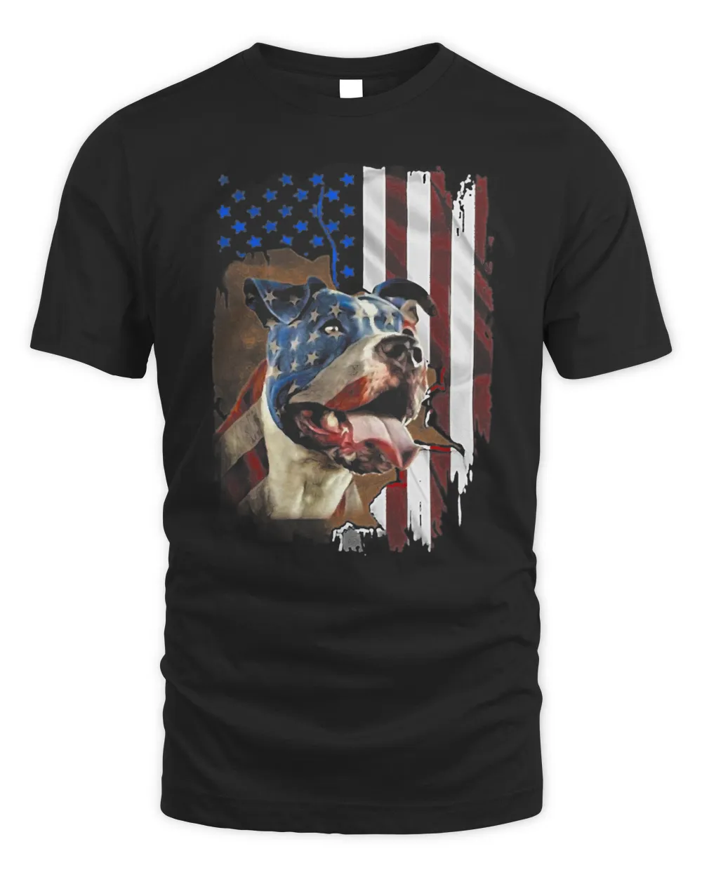 Pitbull Dog Pitbull American Flag 4th Of July Pitbull Dog Lover 107