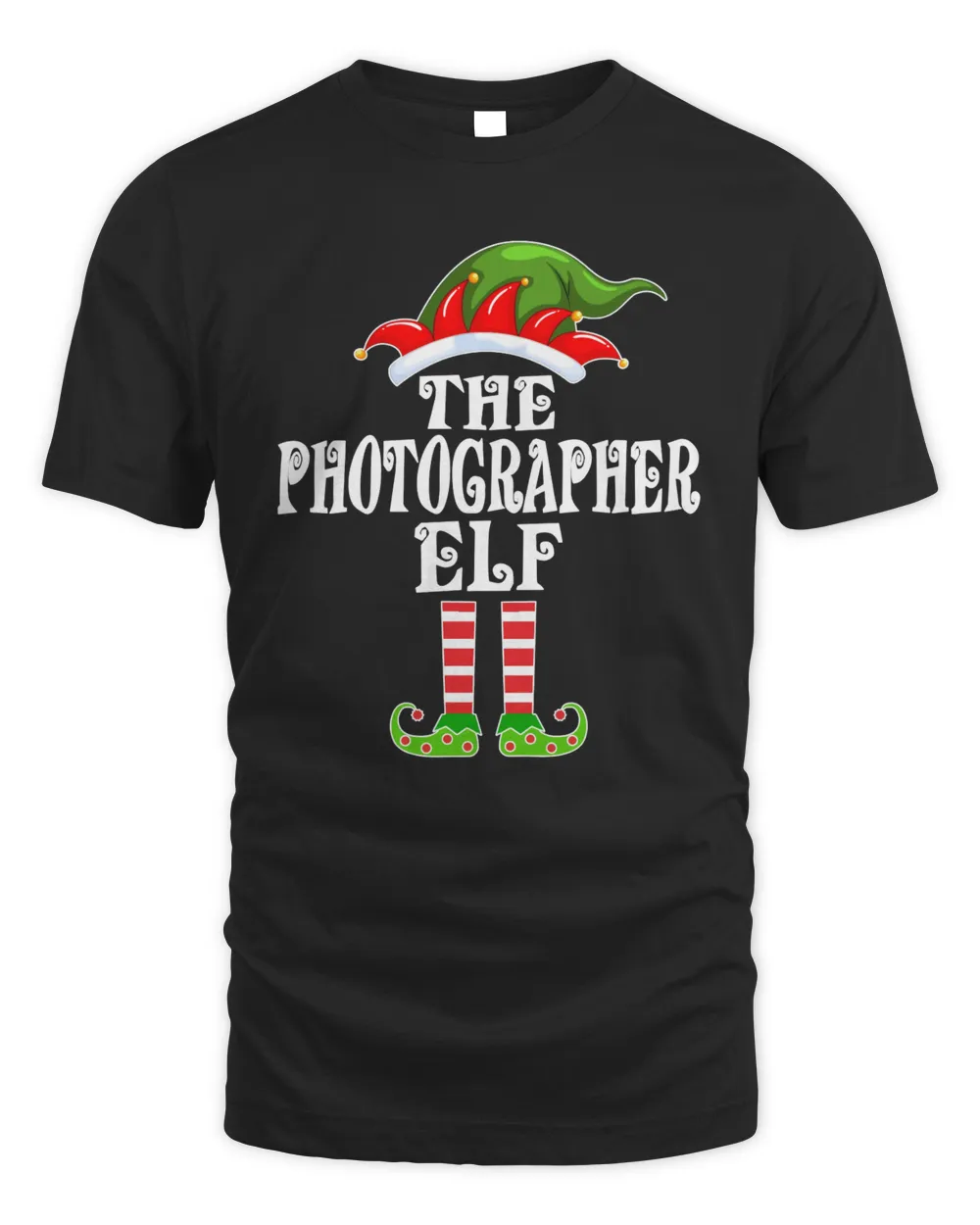 Photographer Elf Matching Family Group Christmas Party Pajama