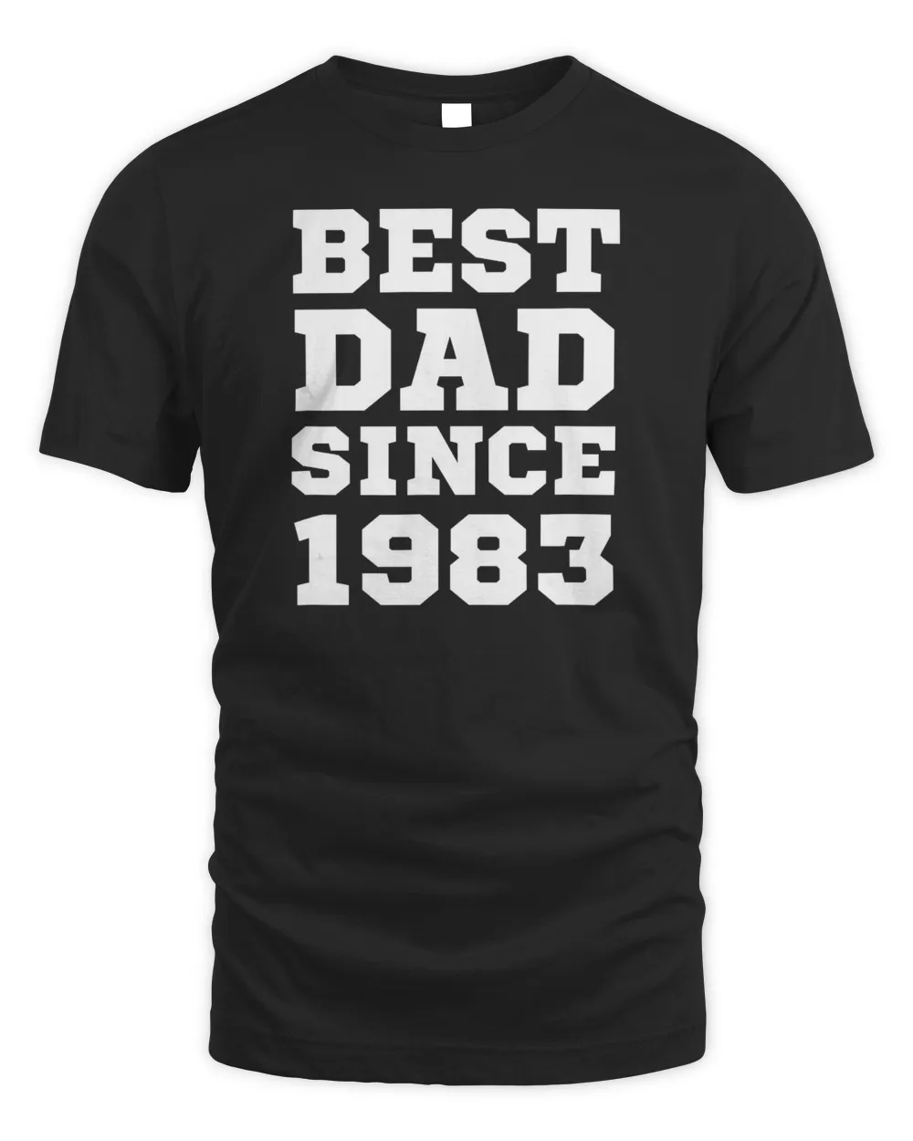 Best Dad Since 1983 Father&39;s Day Grandpa New Dad Papa T-Shirt