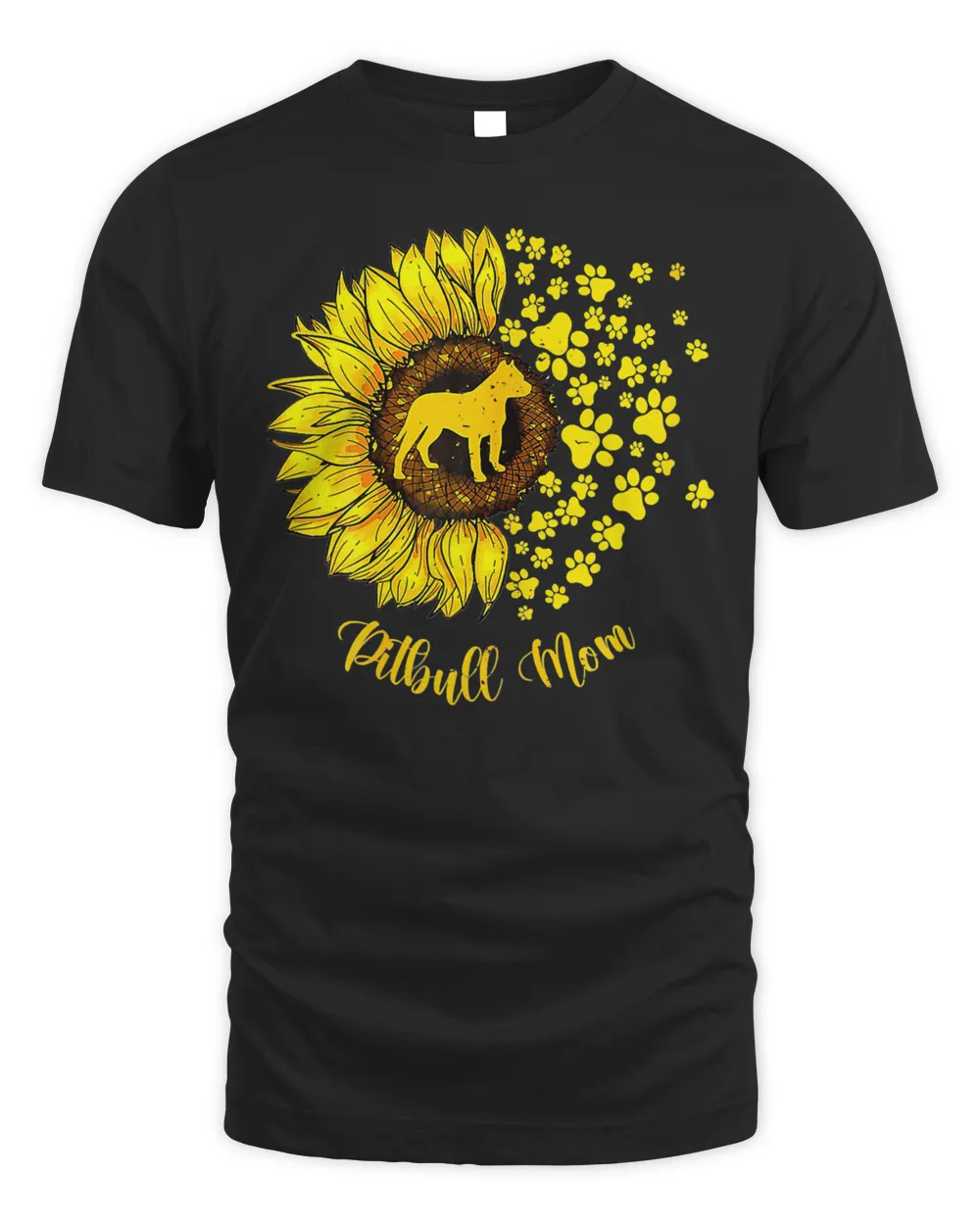 Pitbull Sunflower Pitbull Mom Dog Lover 325