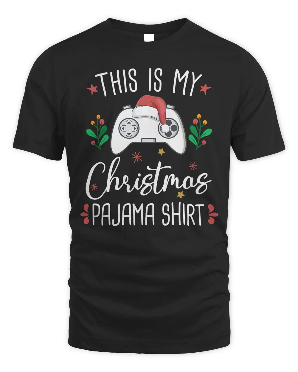 Funny Santa Hat Gamer Video Game This is My Christmas Pajama 182