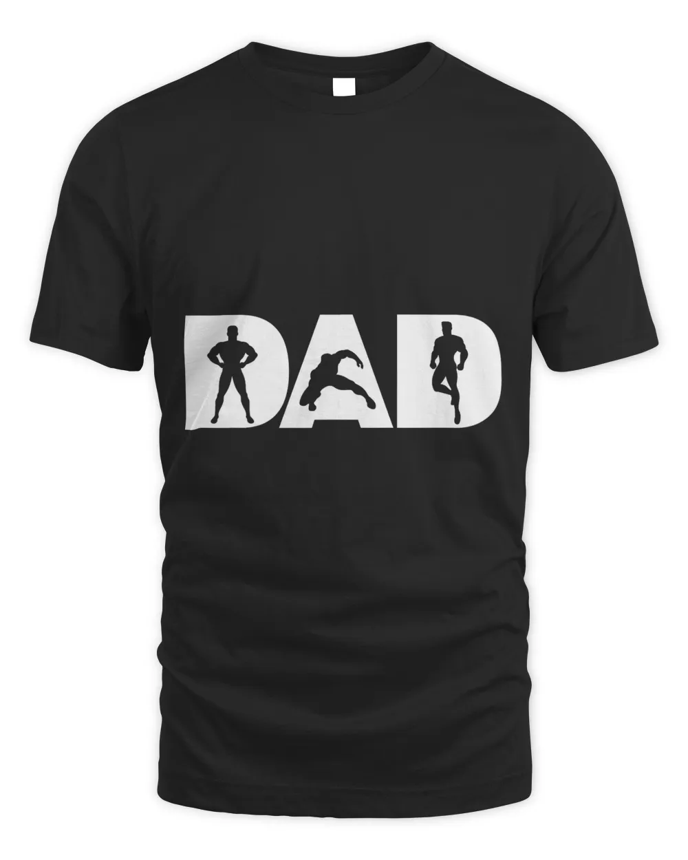 Dad The Hero Father&39;s Day Gift Men&39;s Superhero Dad T-Shirt