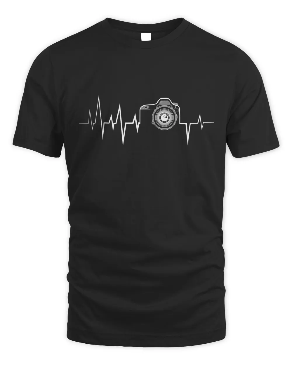 Photography Camera Heartbeat T-Shirt