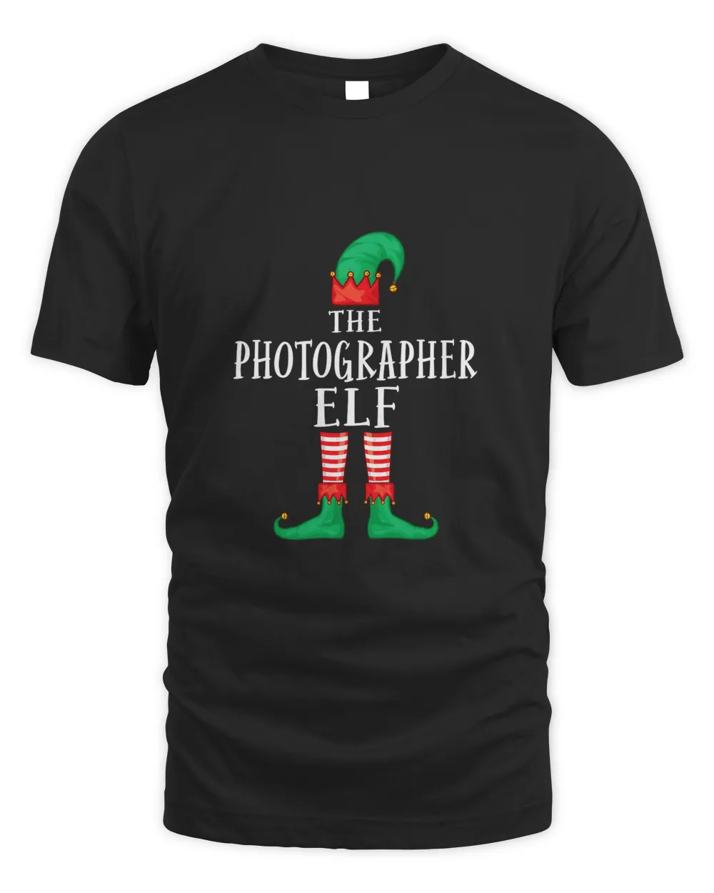 The Photographer ELF Matching Family Group Christmas Pajama T-Shirt