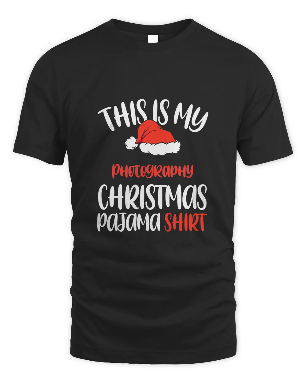 This is My Photography photographer Christmas Pajama Shirt T-Shirt