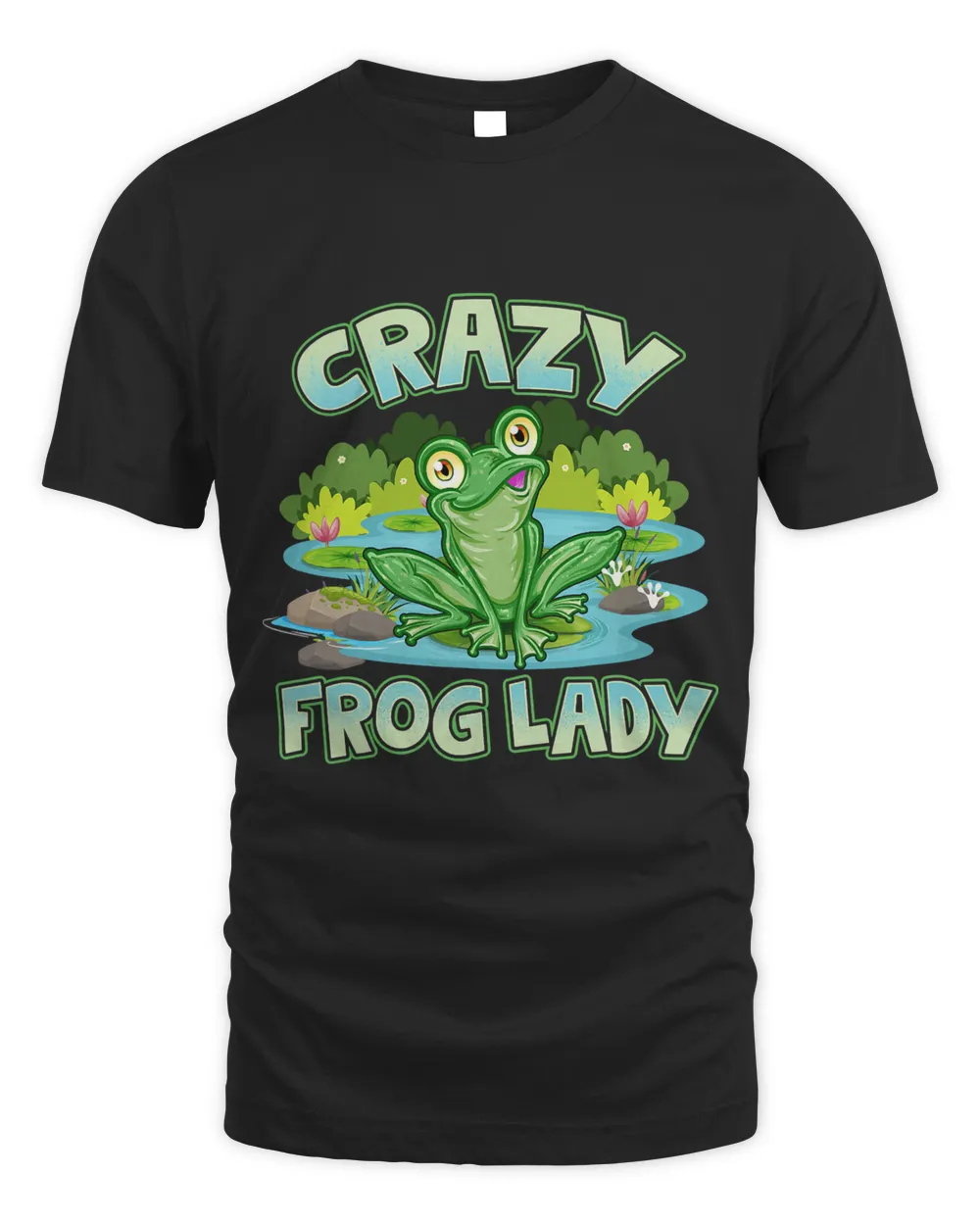 Crazy Frog Lady Lover Gift T-Shirt