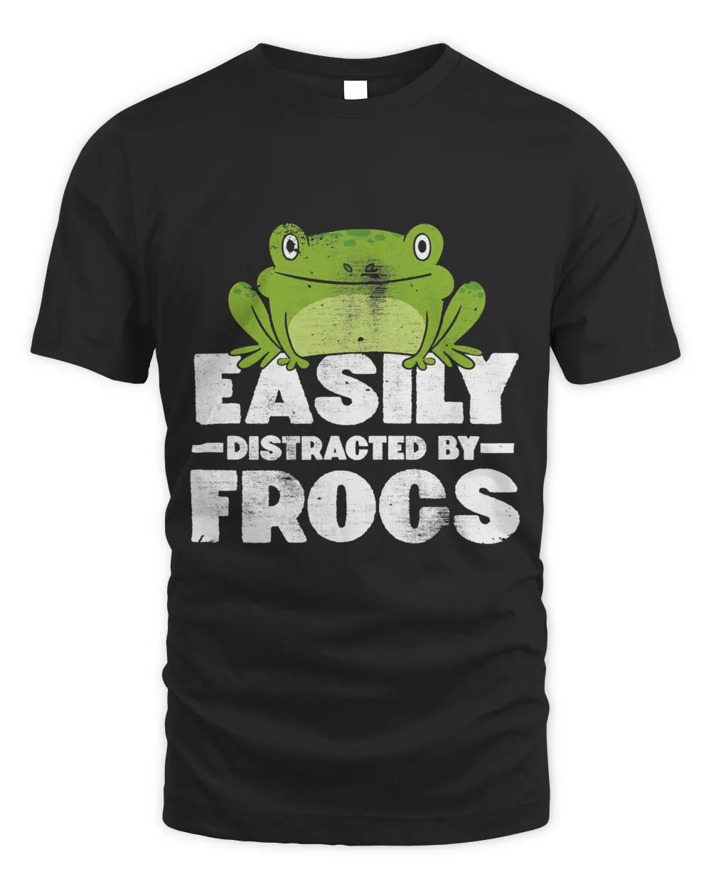 Easily Distracted By Frogs Frog Lover Gift T-Shirt