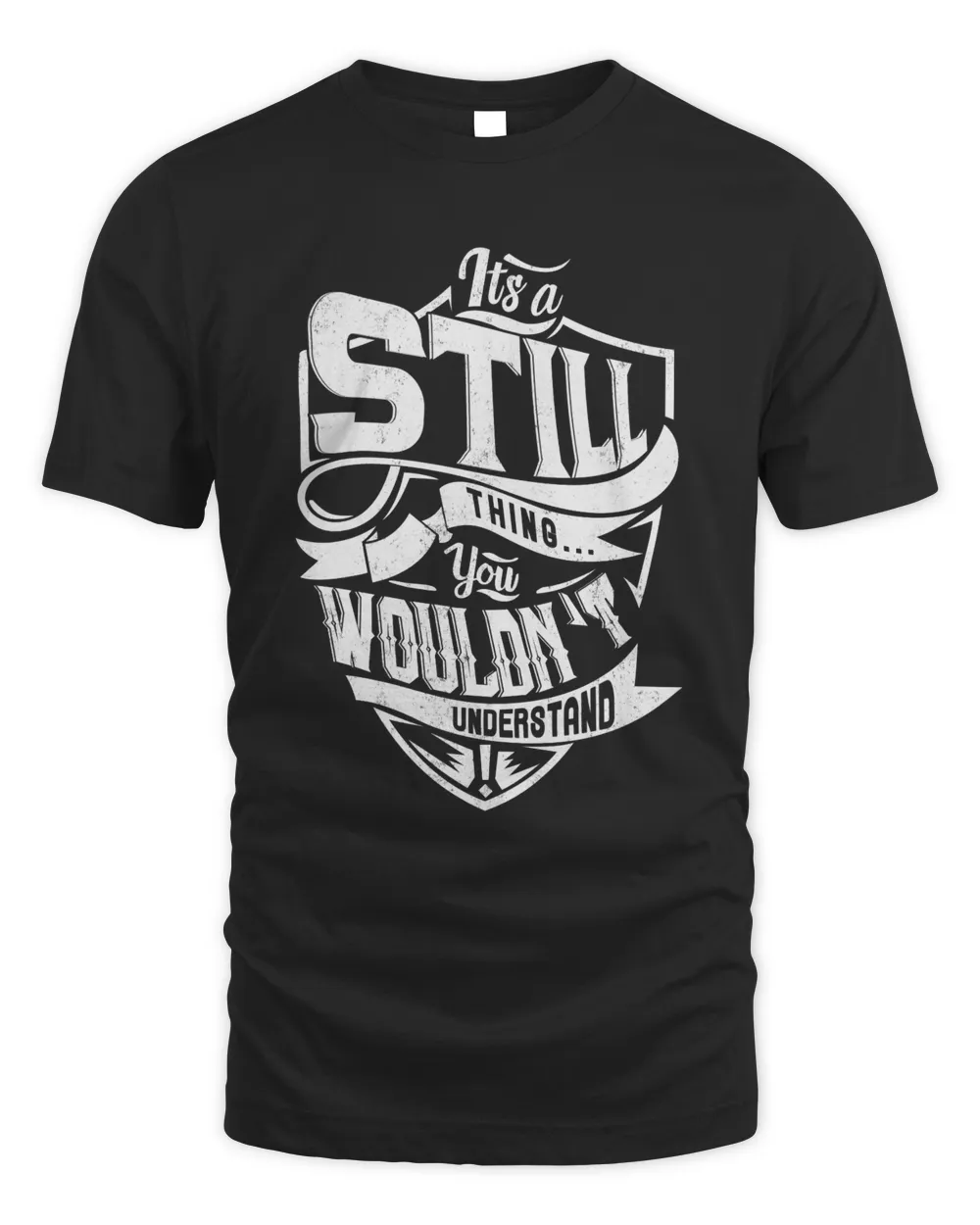 STILL Unisex Standard T-Shirt black s