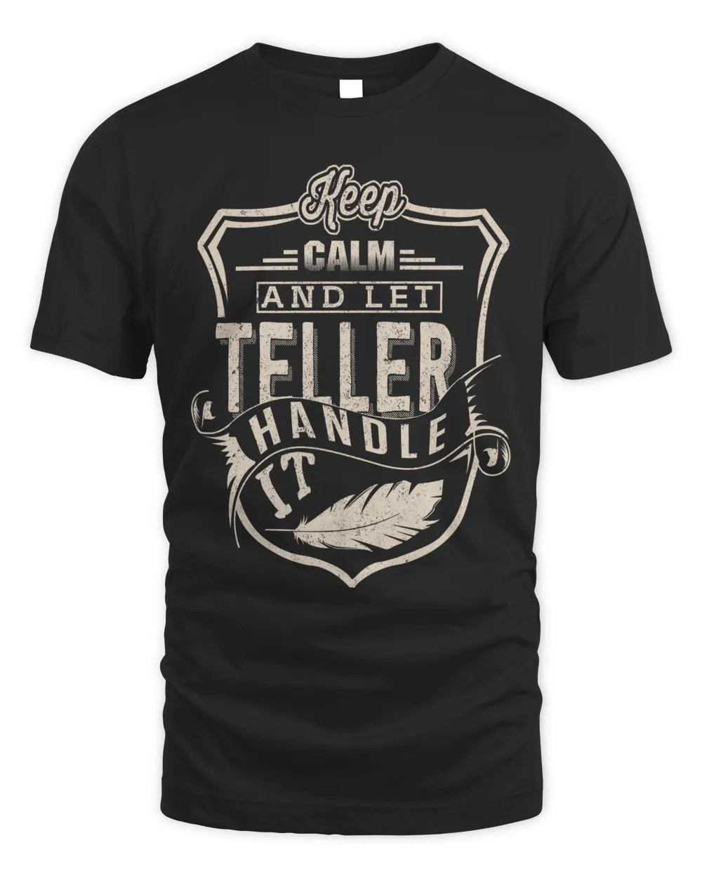 TELLER Unisex Standard T-Shirt black s