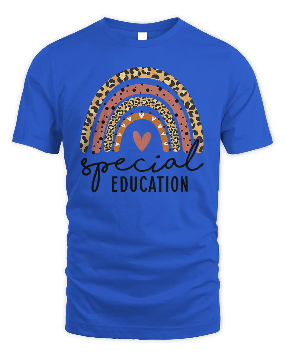 Special Education Leopard Rainbow SPED Funny Teacher Gifts T-Shirt
