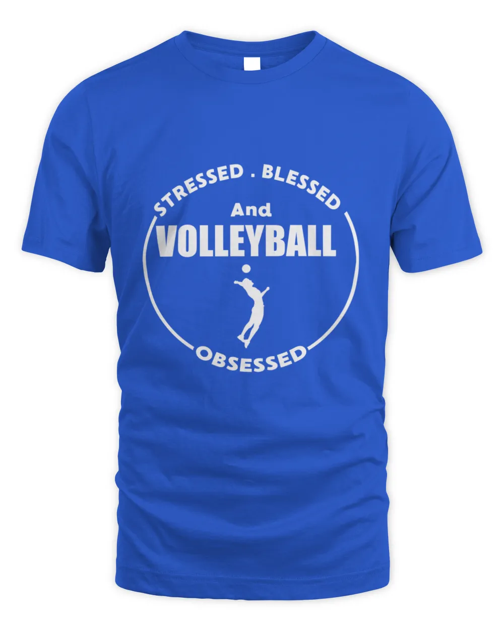 Volleyball Player Stressed Blessed Volleyball Gift T-Shirt