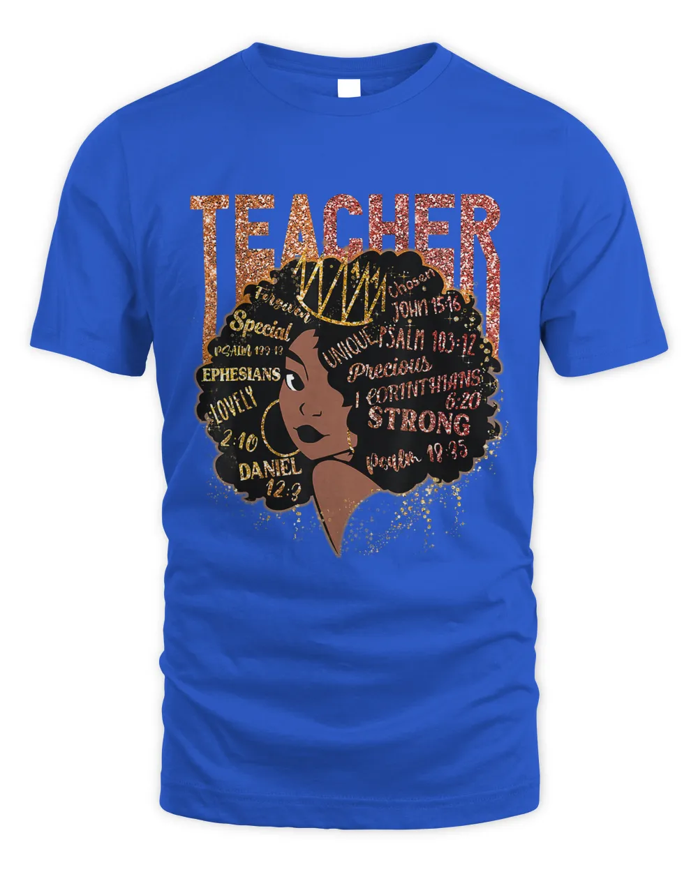 Black Woman Teacher Afro Shirt Black History Month Melanin 1