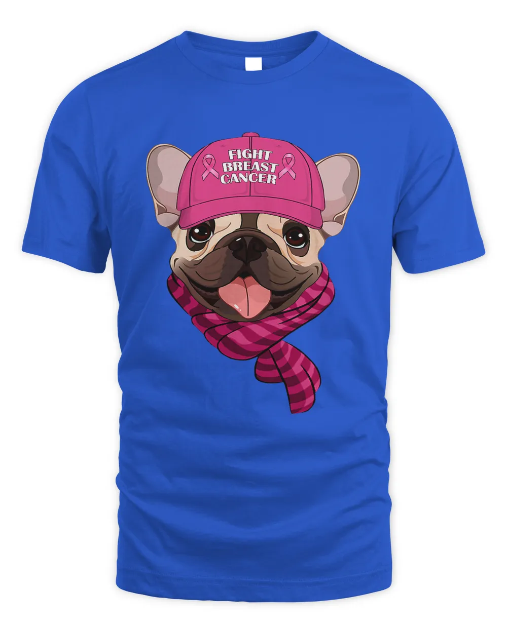 In October We Wear Pink Pug Breast Cancer Support