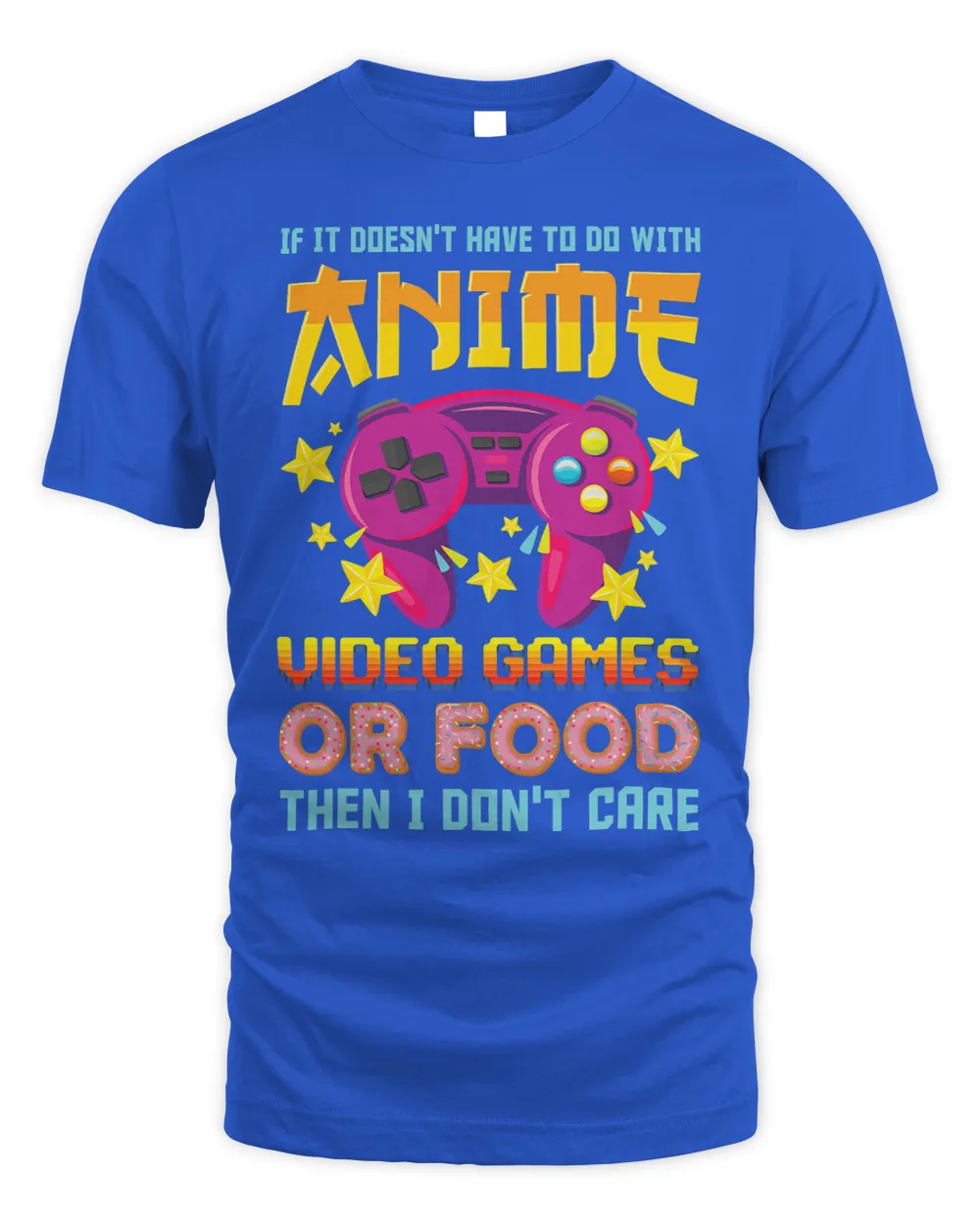 Anime Video Games Donuts Food Gamer Gift