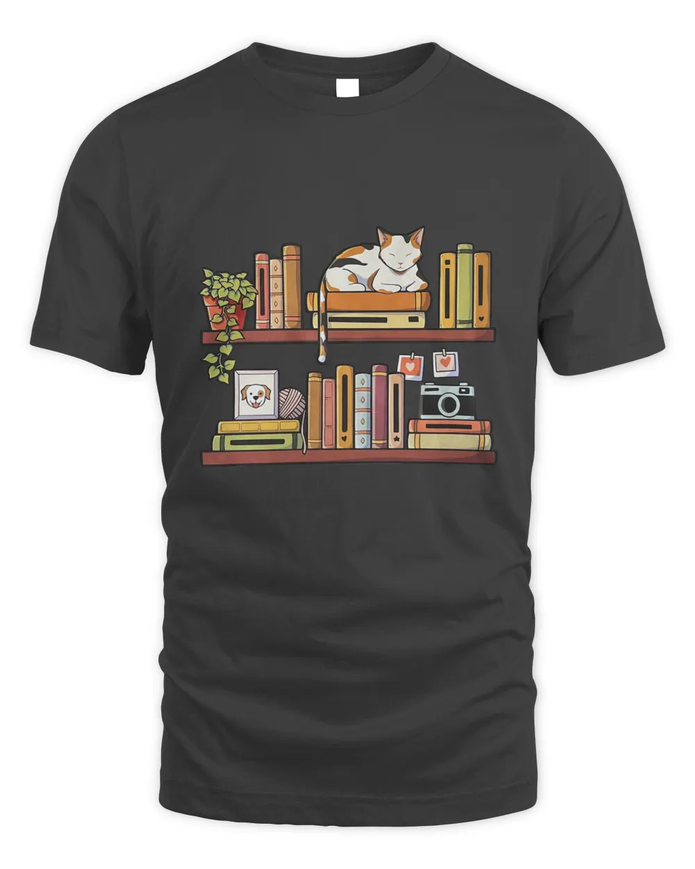 Cats Books T-Shirt