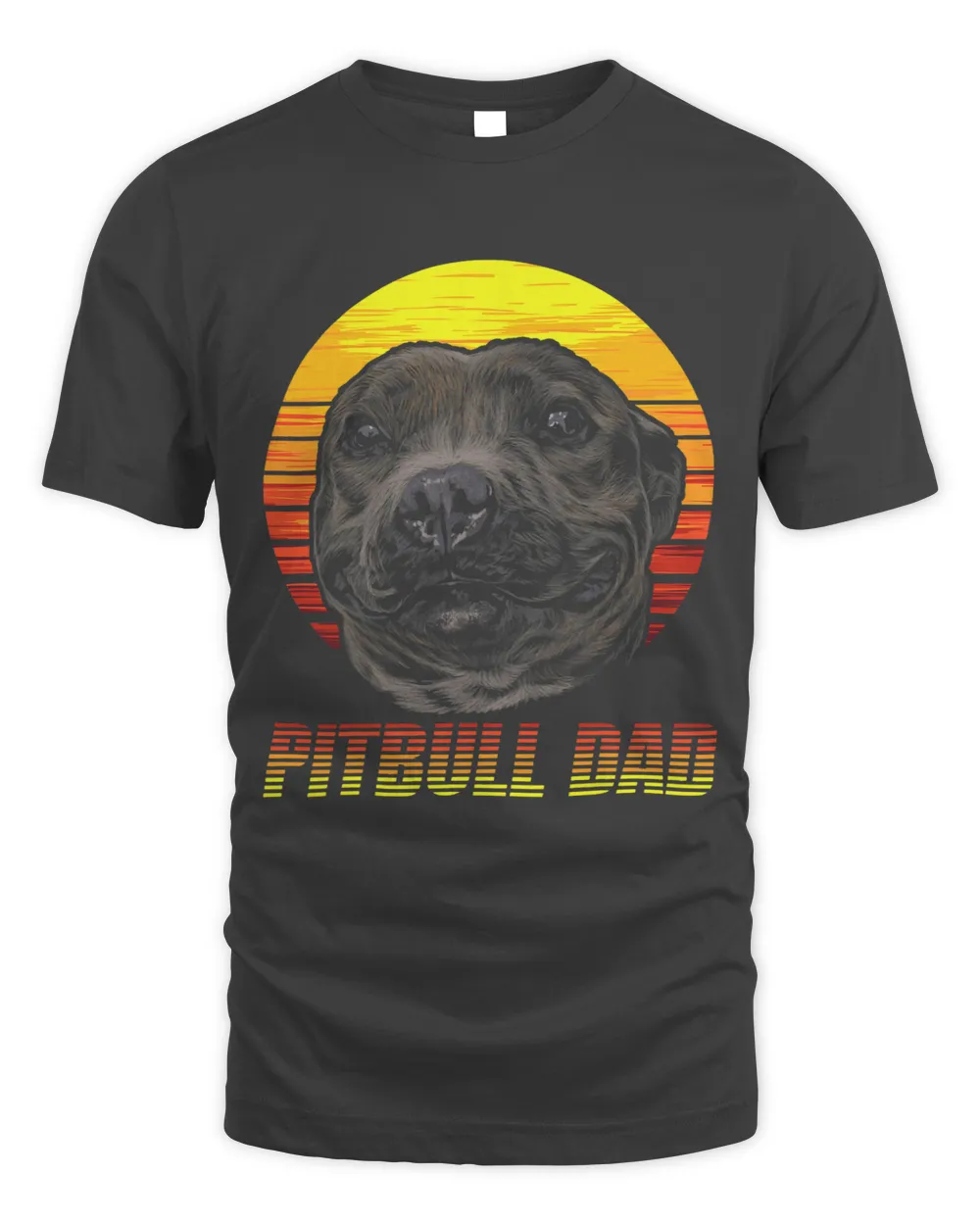 Proud Pitbull Dog Dad Papa American Bull Terrier Dog Lover