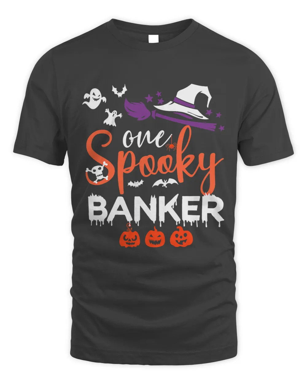 Banker Gifts Witchy One Spooky Banker Pumpkin Autumn Halloween