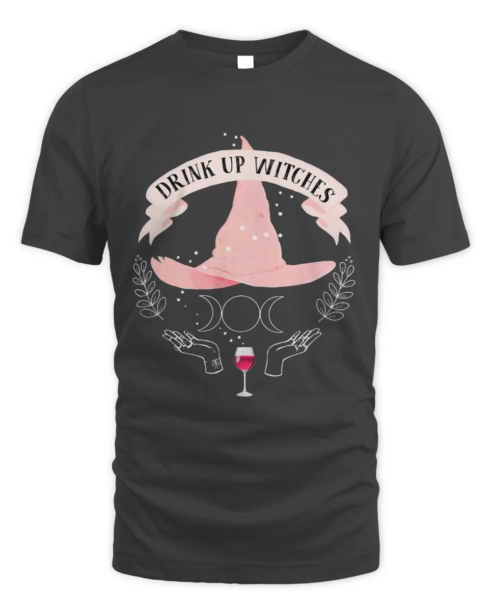 Drink Up Witches Shirt Halloween Witch Women Drinking Wine