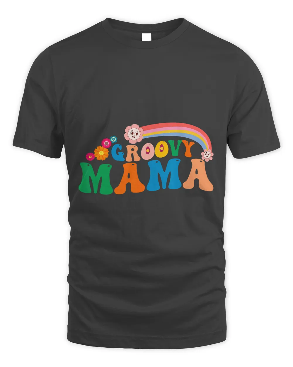 Groovy mama Groovy Baby Mothers day. Retro vintage flower