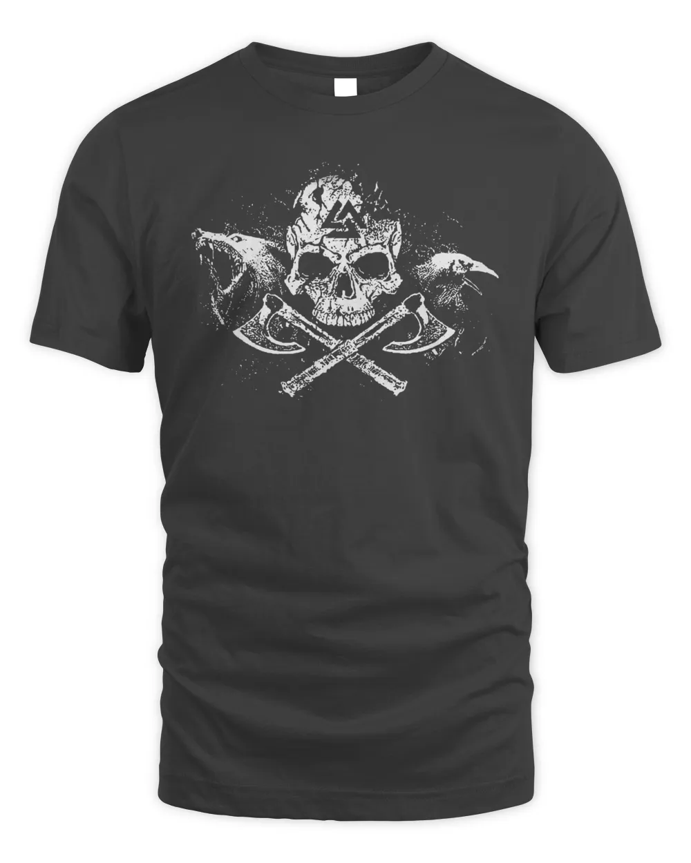 Viking T Shirt For men - Ax and skull