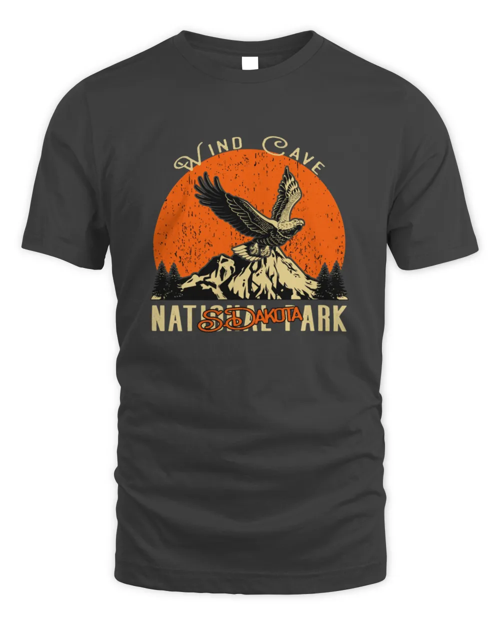 Vintage Wind Cave National Park South Dakota T-Shirt