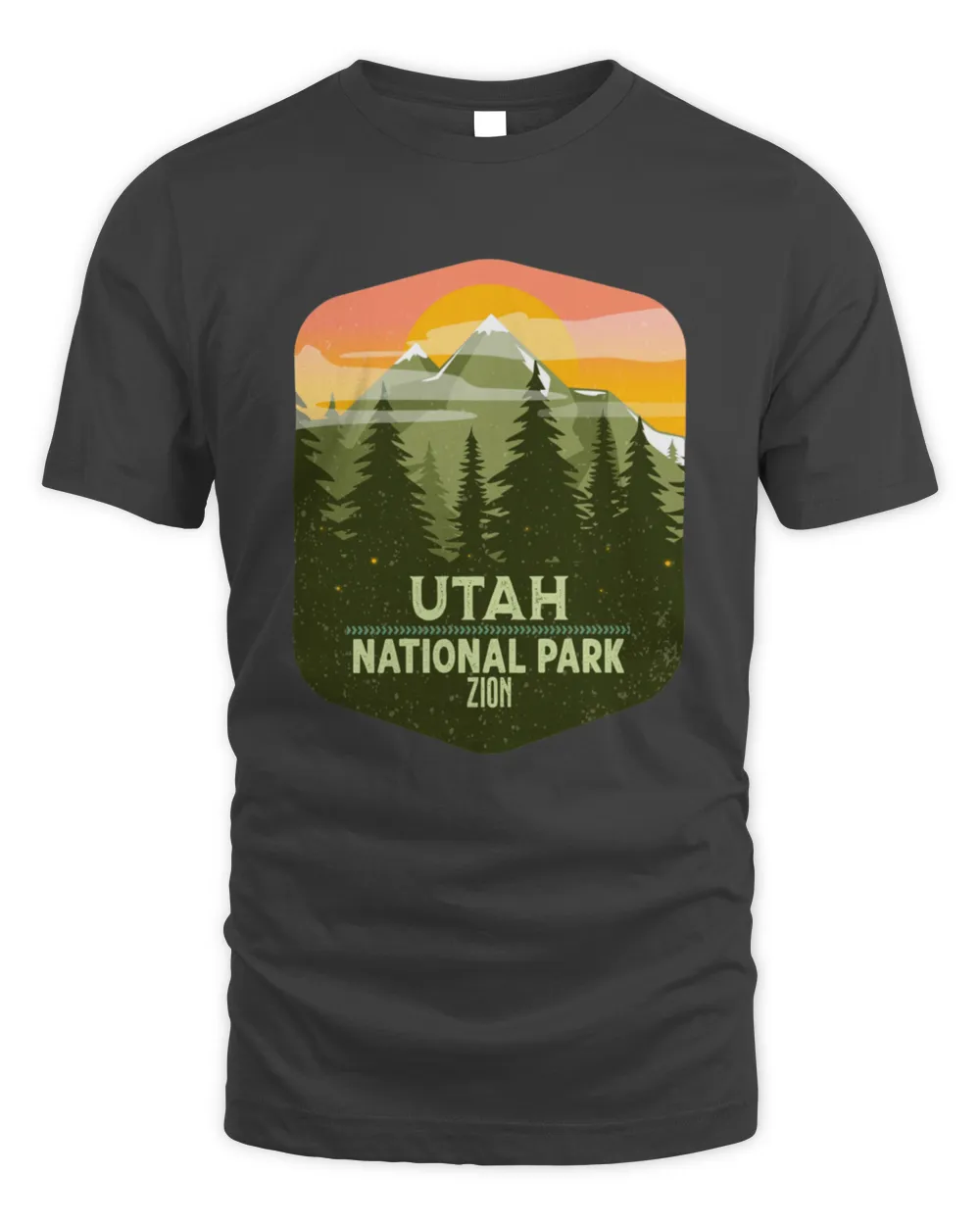 Vintage Zion National Park Utah1036 T-Shirt