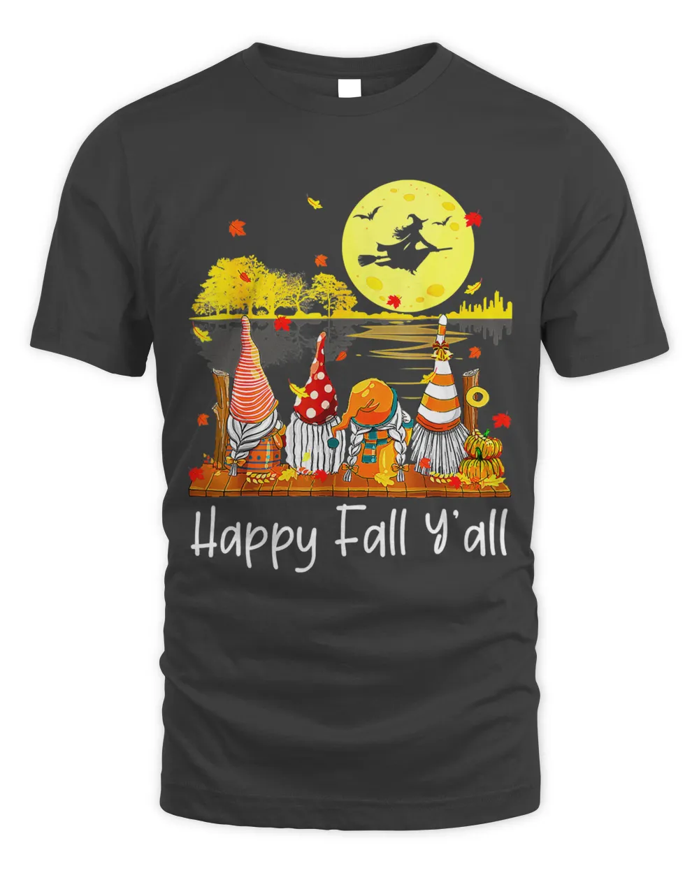 Happy Fall Yall Gnome Friend Pumpkin Funny Autumn Gnomes