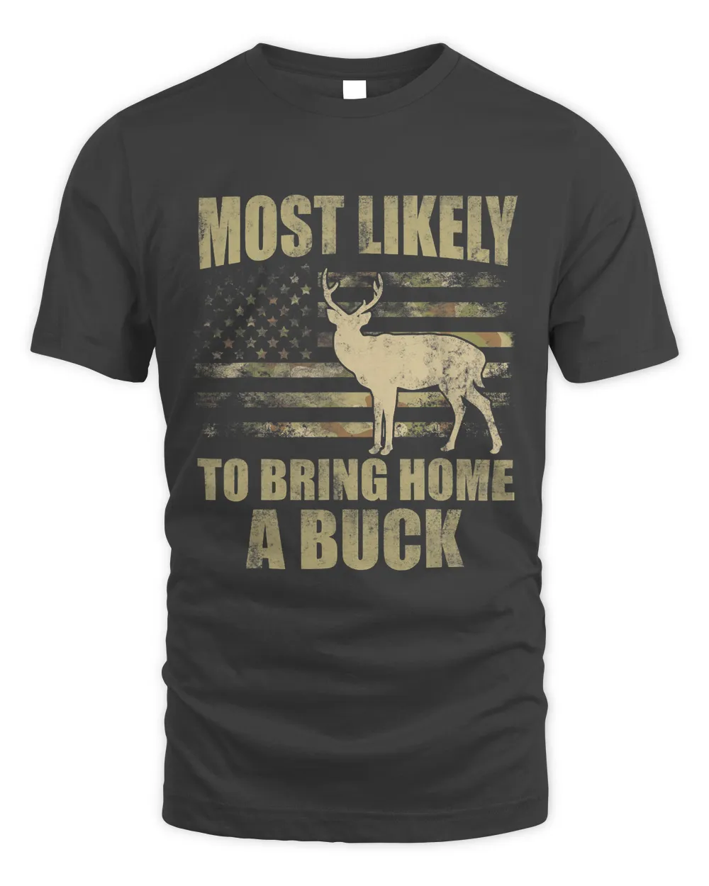 Hunting Camo US Flag Deer Elk Buck Camouflage Funny Hunter 264