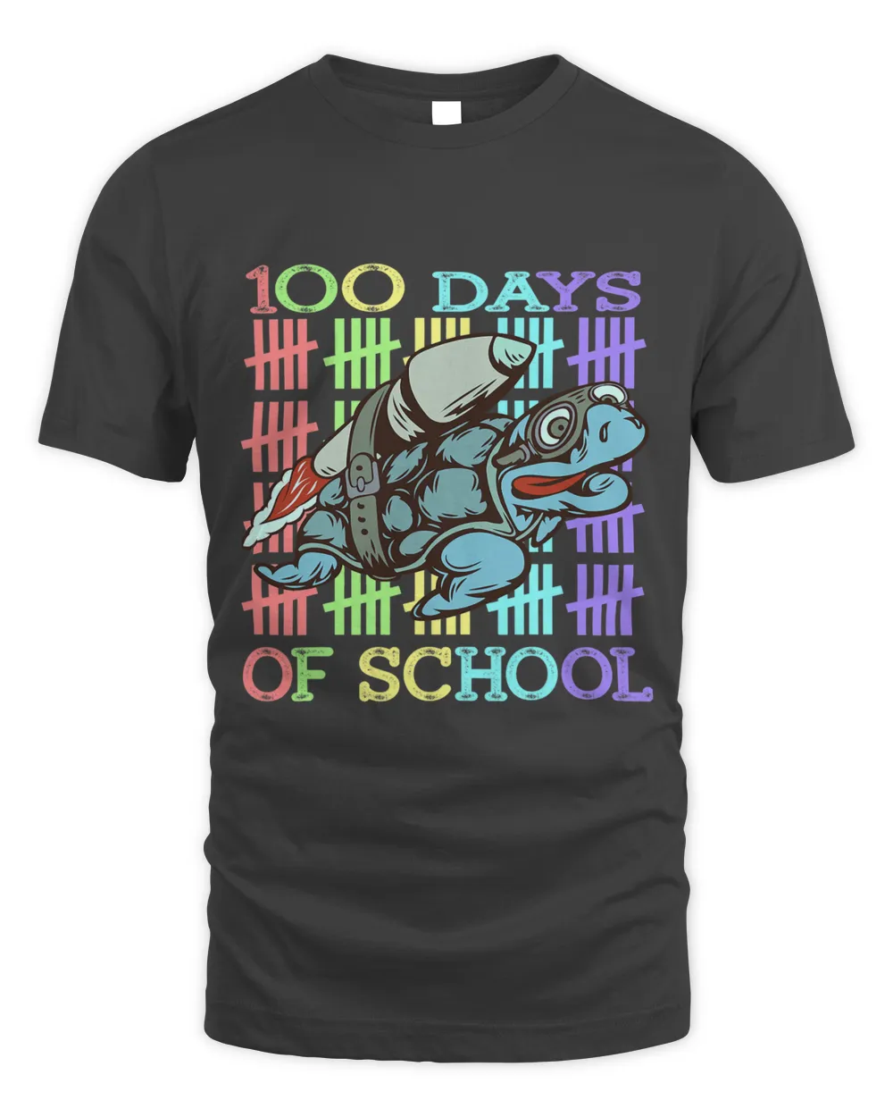 100 Days Of School Turtle 100 Days Smarter rocket and turtle