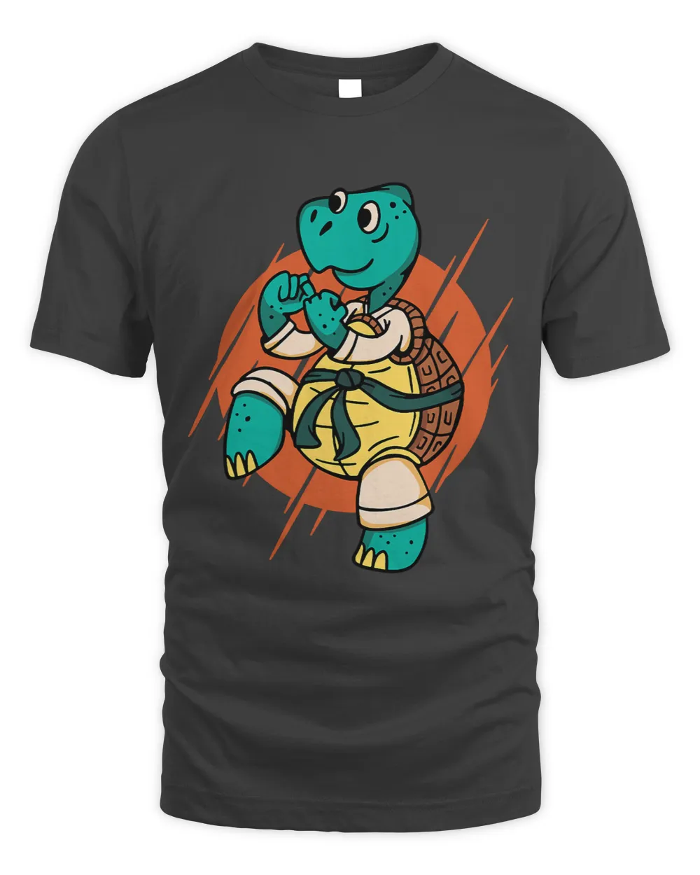 Funny and Cute Japanese Karate Turtle