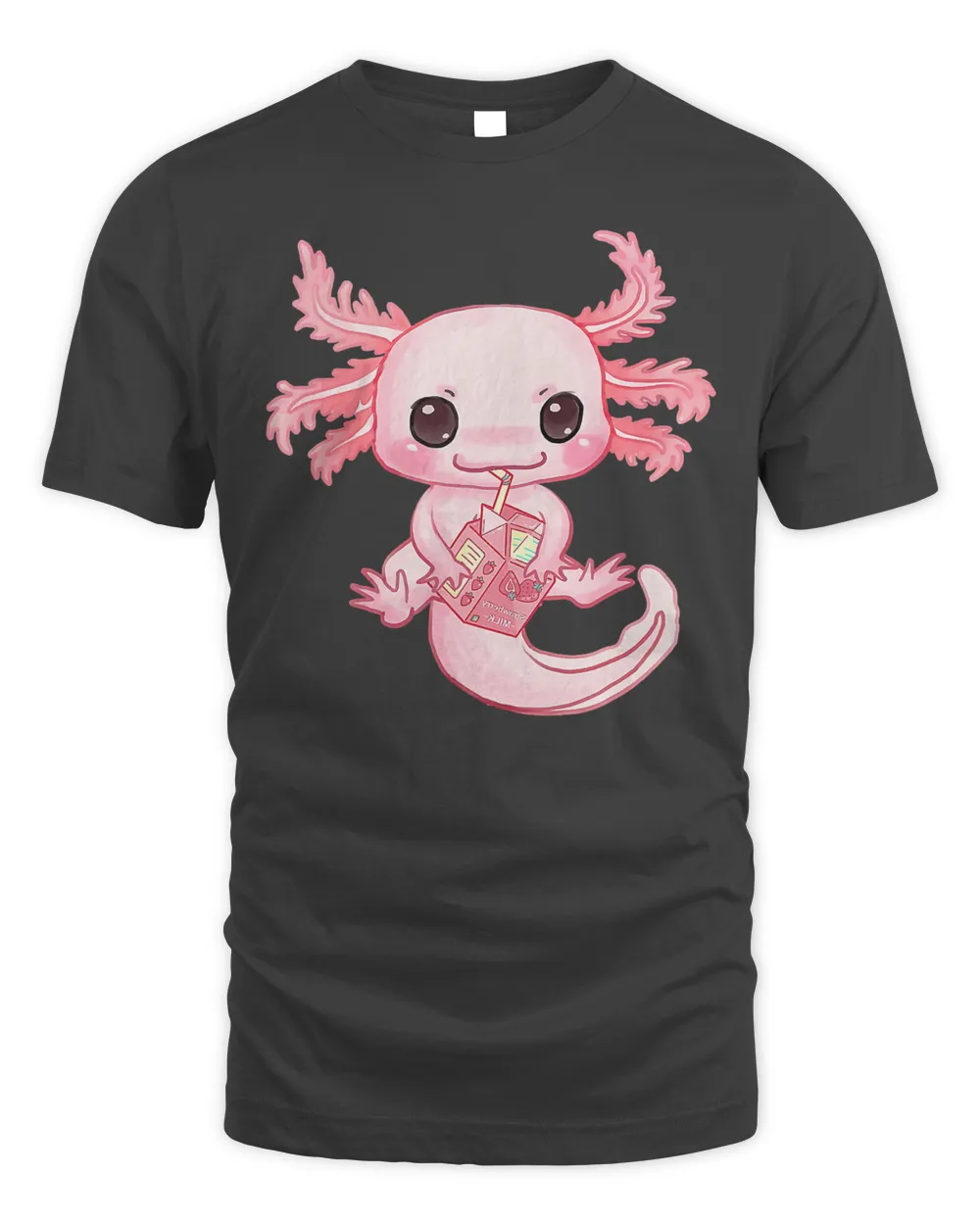 Axolotl Pastel Goth Strawberry Milk Shake Anime Aesthetic 439